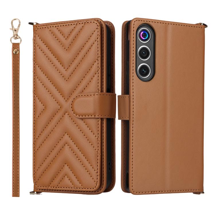 Multifunctional 6-Card Slots Leather Phone Case with Wrist Strap, For ZTE nubia P9 Pro 5G / Optus X Pro 2 5G, For ZTE Blade V80 Pro / V80 Vita, For ZTE Optus X Value 5G, For ZTE nubia RedMagic 11 Air, For ZTE nubia V80 Max                              ...