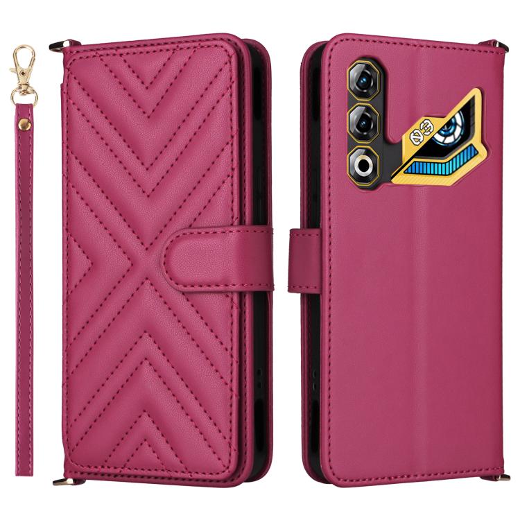 Multifunctional 6-Card Slots Leather Phone Case with Wrist Strap, For ZTE nubia P9 Pro 5G / Optus X Pro 2 5G, For ZTE Blade V80 Pro / V80 Vita, For ZTE Optus X Value 5G, For ZTE nubia RedMagic 11 Air, For ZTE nubia V80 Max                              ...