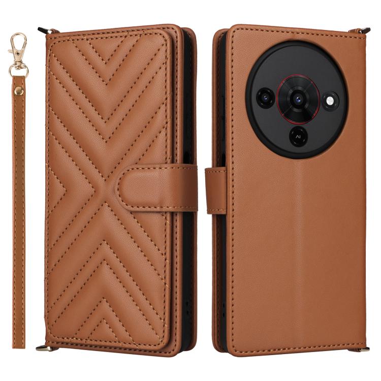 Multifunctional 6-Card Slots Leather Phone Case with Wrist Strap, For ZTE nubia P9 Pro 5G / Optus X Pro 2 5G, For ZTE Blade V80 Pro / V80 Vita, For ZTE Optus X Value 5G, For ZTE nubia RedMagic 11 Air, For ZTE nubia V80 Max                              ...