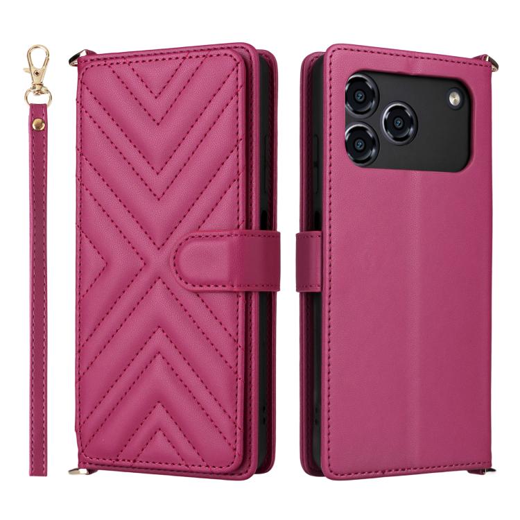 Multifunctional 6-Card Slots Leather Phone Case with Wrist Strap, For ZTE nubia P9 Pro 5G / Optus X Pro 2 5G, For ZTE Blade V80 Pro / V80 Vita, For ZTE Optus X Value 5G, For ZTE nubia RedMagic 11 Air, For ZTE nubia V80 Max                              ...