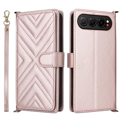 Multifunctional 6-Card Slots Leather Phone Case with Wrist Strap, For ZTE nubia P9 Pro 5G / Optus X Pro 2 5G, For ZTE Blade V80 Pro / V80 Vita, For ZTE Optus X Value 5G, For ZTE nubia RedMagic 11 Air, For ZTE nubia V80 Max                              ...
