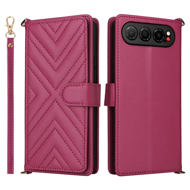 Multifunctional 6-Card Slots Leather Phone Case with Wrist Strap, For ZTE nubia P9 Pro 5G / Optus X Pro 2 5G, For ZTE Blade V80 Pro / V80 Vita, For ZTE Optus X Value 5G, For ZTE nubia RedMagic 11 Air, For ZTE nubia V80 Max                              ...