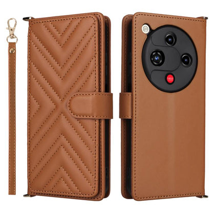 Multifunctional 6-Card Slots Leather Phone Case with Wrist Strap, For ZTE nubia P9 Pro 5G / Optus X Pro 2 5G, For ZTE Blade V80 Pro / V80 Vita, For ZTE Optus X Value 5G, For ZTE nubia RedMagic 11 Air, For ZTE nubia V80 Max                              ...