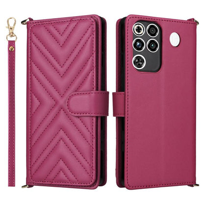Multifunctional 6-Card Slots Leather Phone Case with Wrist Strap, For ZTE nubia P9 Pro 5G / Optus X Pro 2 5G, For ZTE Blade V80 Pro / V80 Vita, For ZTE Optus X Value 5G, For ZTE nubia RedMagic 11 Air, For ZTE nubia V80 Max                              ...