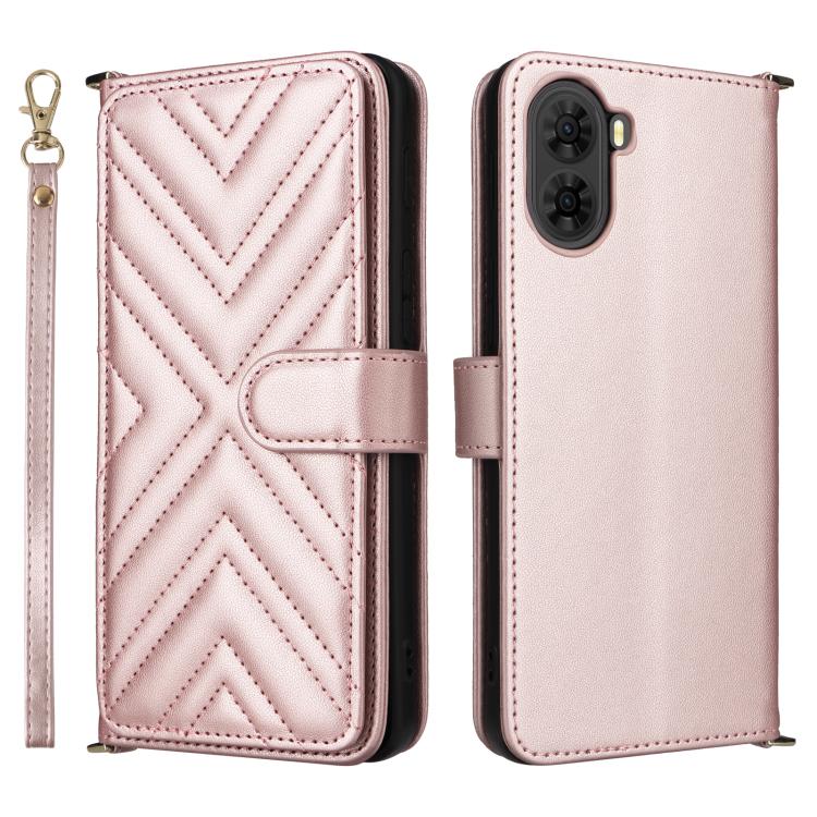 Multifunctional 6-Card Slots Leather Phone Case with Wrist Strap, For ZTE nubia P9 Pro 5G / Optus X Pro 2 5G, For ZTE Blade V80 Pro / V80 Vita, For ZTE Optus X Value 5G, For ZTE nubia RedMagic 11 Air, For ZTE nubia V80 Max                              ...