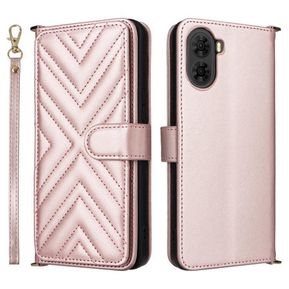Multifunctional 6-Card Slots Leather Phone Case with Wrist Strap, For ZTE nubia P9 Pro 5G / Optus X Pro 2 5G, For ZTE Blade V80 Pro / V80 Vita, For ZTE Optus X Value 5G, For ZTE nubia RedMagic 11 Air, For ZTE nubia V80 Max                              ...