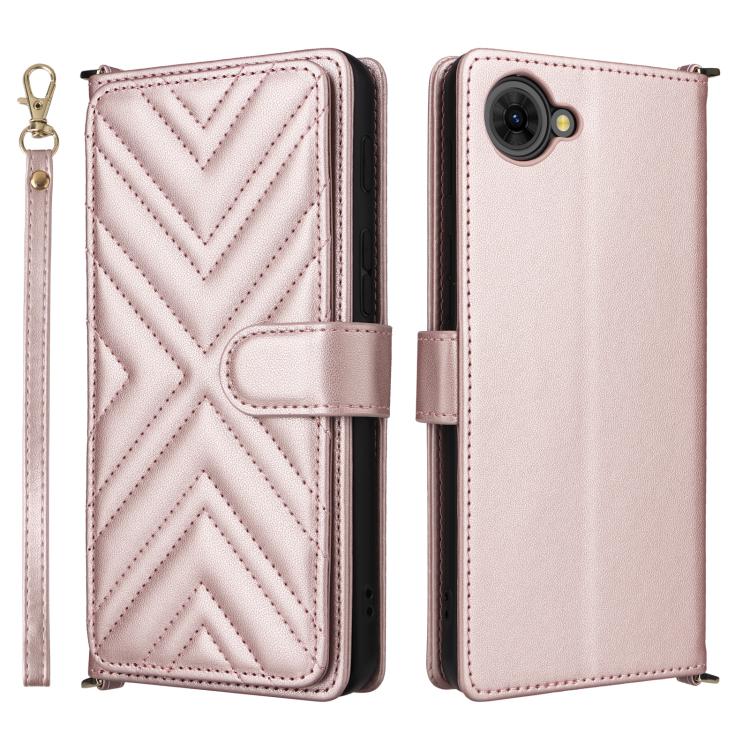 Multifunctional 6-Card Slots Leather Phone Case with Wrist Strap, For ZTE nubia P9 Pro 5G / Optus X Pro 2 5G, For ZTE Blade V80 Pro / V80 Vita, For ZTE Optus X Value 5G, For ZTE nubia RedMagic 11 Air, For ZTE nubia V80 Max                              ...