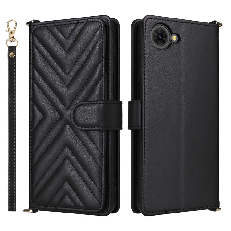 Multifunctional 6-Card Slots Leather Phone Case with Wrist Strap, For ZTE nubia P9 Pro 5G / Optus X Pro 2 5G, For ZTE Blade V80 Pro / V80 Vita, For ZTE Optus X Value 5G, For ZTE nubia RedMagic 11 Air, For ZTE nubia V80 Max                              ...