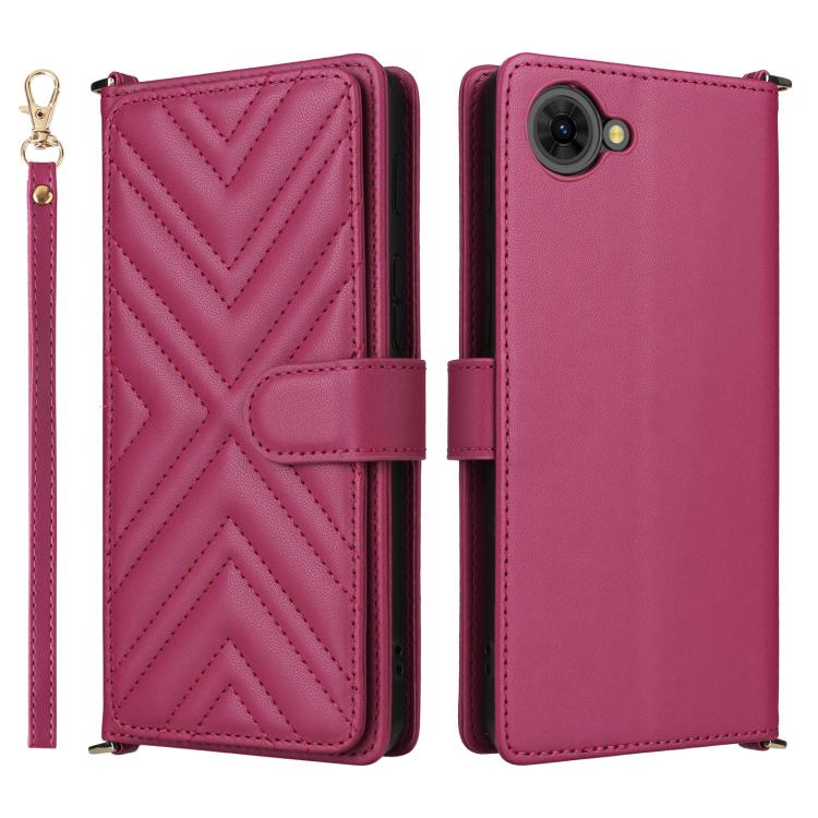 Multifunctional 6-Card Slots Leather Phone Case with Wrist Strap, For ZTE nubia P9 Pro 5G / Optus X Pro 2 5G, For ZTE Blade V80 Pro / V80 Vita, For ZTE Optus X Value 5G, For ZTE nubia RedMagic 11 Air, For ZTE nubia V80 Max                              ...