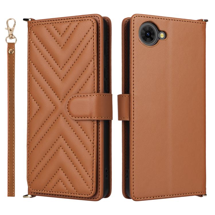 Multifunctional 6-Card Slots Leather Phone Case with Wrist Strap, For ZTE nubia P9 Pro 5G / Optus X Pro 2 5G, For ZTE Blade V80 Pro / V80 Vita, For ZTE Optus X Value 5G, For ZTE nubia RedMagic 11 Air, For ZTE nubia V80 Max                              ...