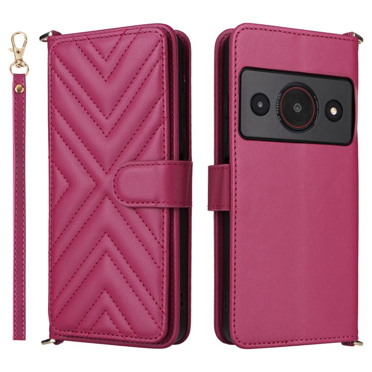Multifunctional 6-Card Slots Leather Phone Case with Wrist Strap, For ZTE nubia P9 Pro 5G / Optus X Pro 2 5G, For ZTE Blade V80 Pro / V80 Vita, For ZTE Optus X Value 5G, For ZTE nubia RedMagic 11 Air, For ZTE nubia V80 Max                              ...