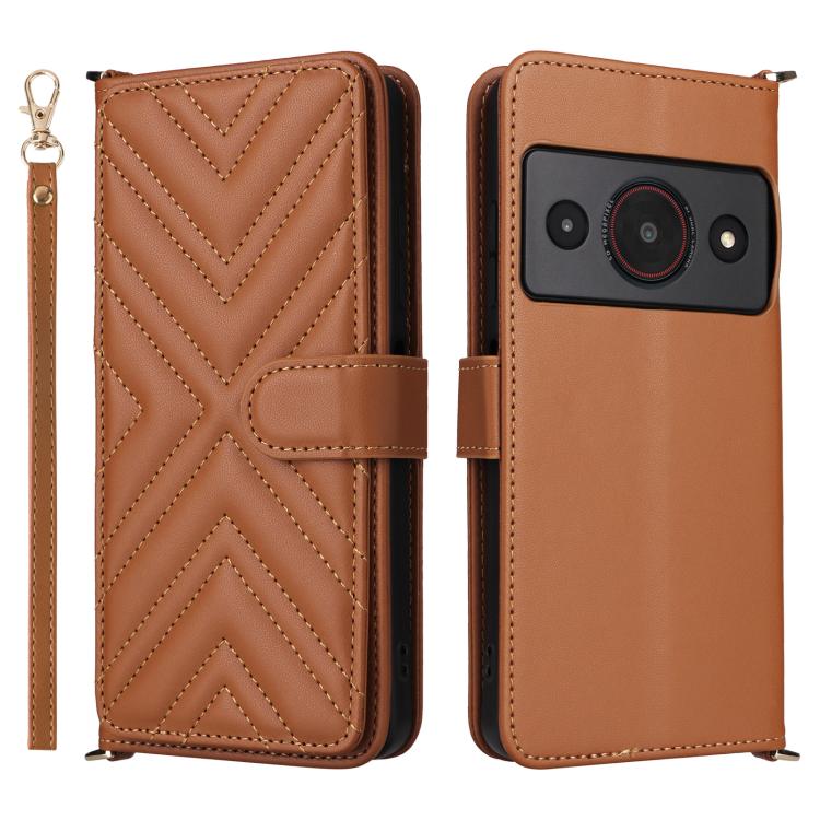 Multifunctional 6-Card Slots Leather Phone Case with Wrist Strap, For ZTE nubia P9 Pro 5G / Optus X Pro 2 5G, For ZTE Blade V80 Pro / V80 Vita, For ZTE Optus X Value 5G, For ZTE nubia RedMagic 11 Air, For ZTE nubia V80 Max                              ...