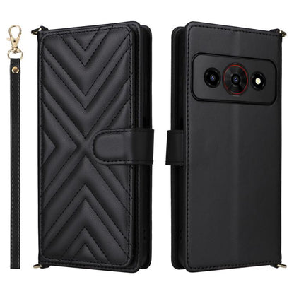 Multifunctional 6-Card Slots Leather Phone Case with Wrist Strap, For ZTE nubia P9 Pro 5G / Optus X Pro 2 5G, For ZTE Blade V80 Pro / V80 Vita, For ZTE Optus X Value 5G, For ZTE nubia RedMagic 11 Air, For ZTE nubia V80 Max                              ...
