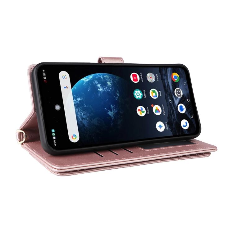 Multifunctional 6-Card Slots Leather Phone Case with Wrist Strap, For ZTE nubia P9 Pro 5G / Optus X Pro 2 5G, For ZTE Blade V80 Pro / V80 Vita, For ZTE Optus X Value 5G, For ZTE nubia RedMagic 11 Air, For ZTE nubia V80 Max                              ...