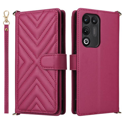 Multifunctional 6-Card Slots Leather Phone Case with Wrist Strap, For ZTE nubia P9 Pro 5G / Optus X Pro 2 5G, For ZTE Blade V80 Pro / V80 Vita, For ZTE Optus X Value 5G, For ZTE nubia RedMagic 11 Air, For ZTE nubia V80 Max                              ...