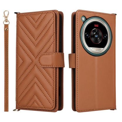 Multifunctional 6-Card Slots Leather Phone Case with Wrist Strap, For ZTE nubia P9 Pro 5G / Optus X Pro 2 5G, For ZTE Blade V80 Pro / V80 Vita, For ZTE Optus X Value 5G, For ZTE nubia RedMagic 11 Air, For ZTE nubia V80 Max                              ...