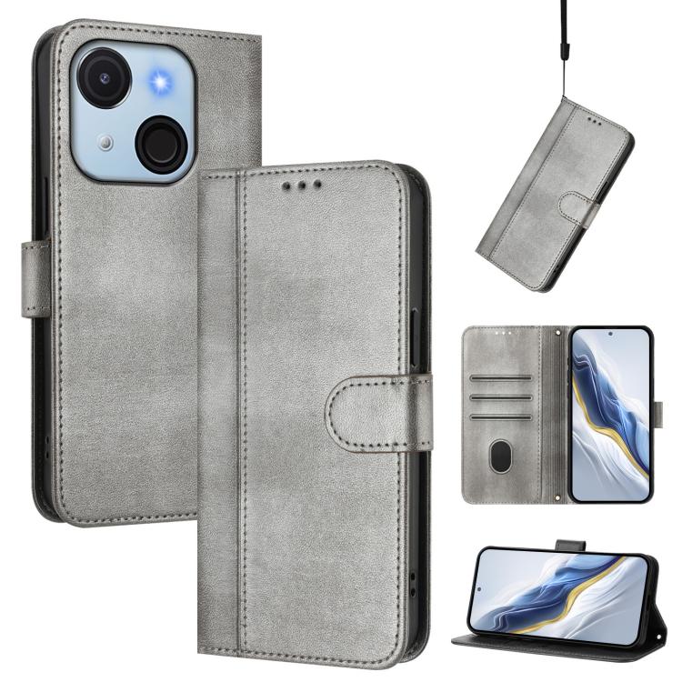 Line Splicing Buckle Retro Leather Phone Case, For itel A200 4G / A200+ 4G, For itel A95 5G, For itel A90 4G, For itel City 100, For itel A58 Lite / A49 Play, For itel P55T 4G / Tecno Spark Go 2024, For itel Power 70, For itel S25 Ultra 4G             ...