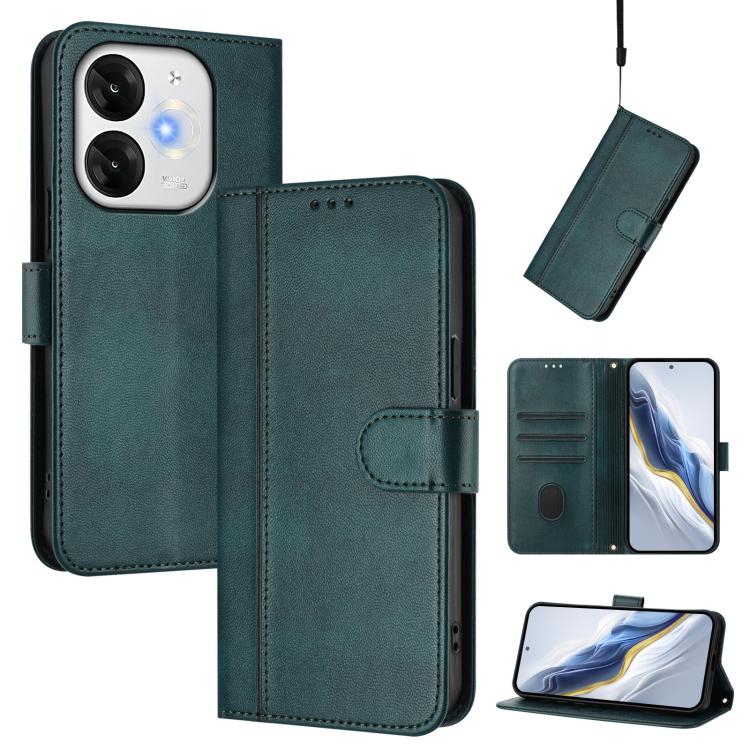 Line Splicing Buckle Retro Leather Phone Case, For itel A200 4G / A200+ 4G, For itel A95 5G, For itel A90 4G, For itel City 100, For itel A58 Lite / A49 Play, For itel P55T 4G / Tecno Spark Go 2024, For itel Power 70, For itel S25 Ultra 4G             ...