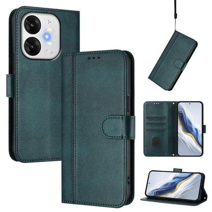 Line Splicing Buckle Retro Leather Phone Case, For itel A200 4G / A200+ 4G, For itel A95 5G, For itel A90 4G, For itel City 100, For itel A58 Lite / A49 Play, For itel P55T 4G / Tecno Spark Go 2024, For itel Power 70, For itel S25 Ultra 4G             ...