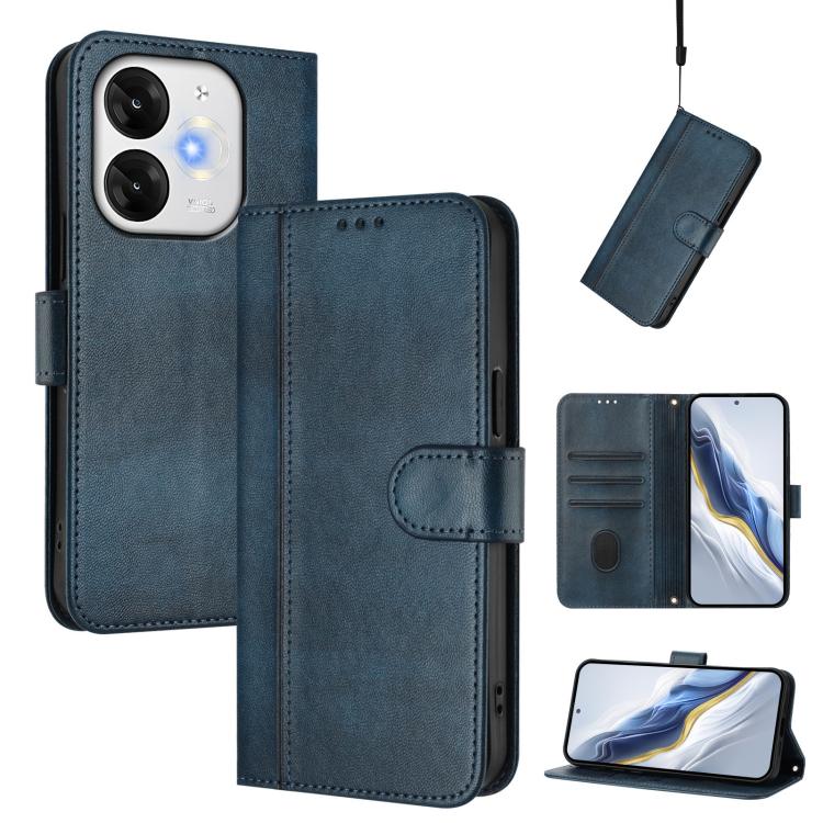 Line Splicing Buckle Retro Leather Phone Case, For itel A200 4G / A200+ 4G, For itel A95 5G, For itel A90 4G, For itel City 100, For itel A58 Lite / A49 Play, For itel P55T 4G / Tecno Spark Go 2024, For itel Power 70, For itel S25 Ultra 4G             ...