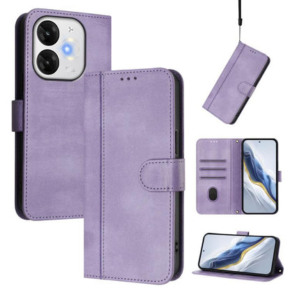 Line Splicing Buckle Retro Leather Phone Case, For itel A200 4G / A200+ 4G, For itel A95 5G, For itel A90 4G, For itel City 100, For itel A58 Lite / A49 Play, For itel P55T 4G / Tecno Spark Go 2024, For itel Power 70, For itel S25 Ultra 4G             ...