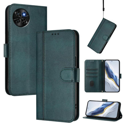 Line Splicing Buckle Retro Leather Phone Case, For itel S23, For itel S18 / Vision 5, For itel P40, For itel P38, For itel S17 / Vision 3, For itel A48