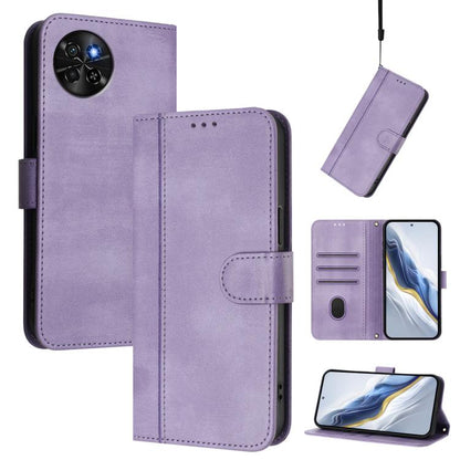 Line Splicing Buckle Retro Leather Phone Case, For itel S23, For itel S18 / Vision 5, For itel P40, For itel P38, For itel S17 / Vision 3, For itel A48