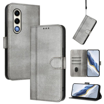 Line Splicing Buckle Retro Leather Phone Case, For itel A200 4G / A200+ 4G, For itel A95 5G, For itel A90 4G, For itel City 100, For itel A58 Lite / A49 Play, For itel P55T 4G / Tecno Spark Go 2024, For itel Power 70, For itel S25 Ultra 4G             ...