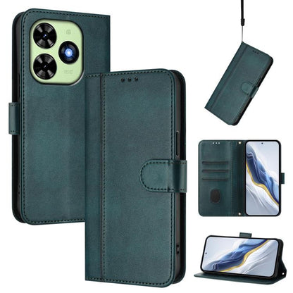 Line Splicing Buckle Retro Leather Phone Case, For itel A200 4G / A200+ 4G, For itel A95 5G, For itel A90 4G, For itel City 100, For itel A58 Lite / A49 Play, For itel P55T 4G / Tecno Spark Go 2024, For itel Power 70, For itel S25 Ultra 4G             ...