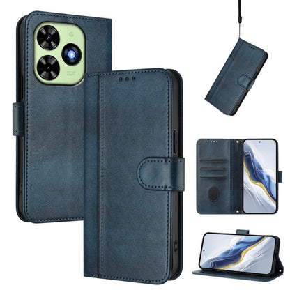 Line Splicing Buckle Retro Leather Phone Case, For itel A200 4G / A200+ 4G, For itel A95 5G, For itel A90 4G, For itel City 100, For itel A58 Lite / A49 Play, For itel P55T 4G / Tecno Spark Go 2024, For itel Power 70, For itel S25 Ultra 4G             ...