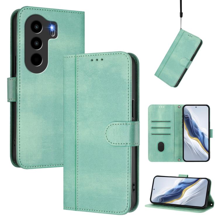 Line Splicing Buckle Retro Leather Phone Case, For itel A200 4G / A200+ 4G, For itel A95 5G, For itel A90 4G, For itel City 100, For itel A58 Lite / A49 Play, For itel P55T 4G / Tecno Spark Go 2024, For itel Power 70, For itel S25 Ultra 4G             ...
