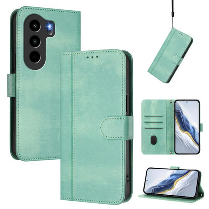 Line Splicing Buckle Retro Leather Phone Case, For itel A200 4G / A200+ 4G, For itel A95 5G, For itel A90 4G, For itel City 100, For itel A58 Lite / A49 Play, For itel P55T 4G / Tecno Spark Go 2024, For itel Power 70, For itel S25 Ultra 4G             ...