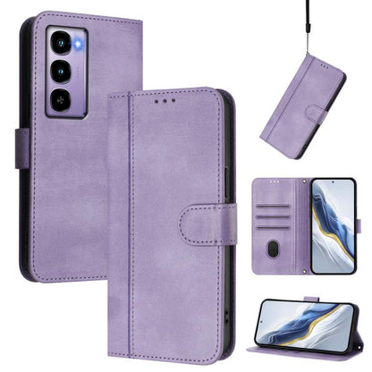 Line Splicing Buckle Retro Leather Phone Case, For itel A200 4G / A200+ 4G, For itel A95 5G, For itel A90 4G, For itel City 100, For itel A58 Lite / A49 Play, For itel P55T 4G / Tecno Spark Go 2024, For itel Power 70, For itel S25 Ultra 4G             ...