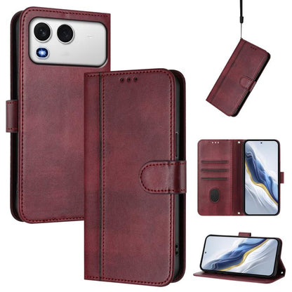 Line Splicing Buckle Retro Leather Phone Case, For itel A200 4G / A200+ 4G, For itel A95 5G, For itel A90 4G, For itel City 100, For itel A58 Lite / A49 Play, For itel P55T 4G / Tecno Spark Go 2024, For itel Power 70, For itel S25 Ultra 4G             ...