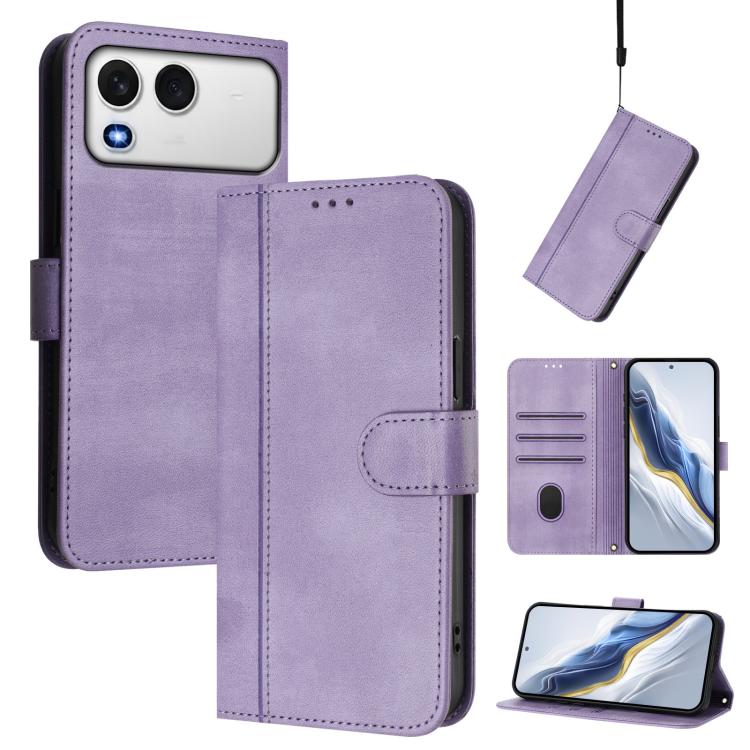Line Splicing Buckle Retro Leather Phone Case, For itel A200 4G / A200+ 4G, For itel A95 5G, For itel A90 4G, For itel City 100, For itel A58 Lite / A49 Play, For itel P55T 4G / Tecno Spark Go 2024, For itel Power 70, For itel S25 Ultra 4G             ...