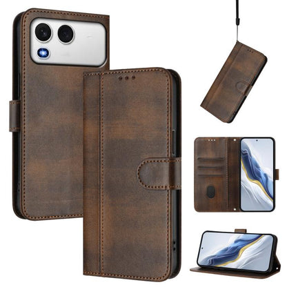 Line Splicing Buckle Retro Leather Phone Case, For itel A200 4G / A200+ 4G, For itel A95 5G, For itel A90 4G, For itel City 100, For itel A58 Lite / A49 Play, For itel P55T 4G / Tecno Spark Go 2024, For itel Power 70, For itel S25 Ultra 4G             ...