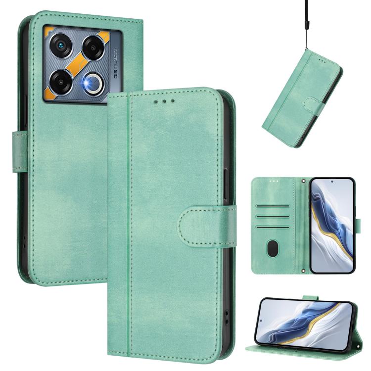 Line Splicing Buckle Retro Leather Phone Case, For Infinix Hot 50 5G, For Infinix Zero 40 4G / 5G, For Infinix Note 40X 5G, For Infinix Note 40 5G, For Infinix GT 20 Pro 5G, For Infinix Note 40 Pro 4G / 5G / 40 Pro+ 5G, For Infinix Note 40 4G          ...
