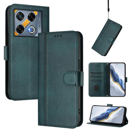 Line Splicing Buckle Retro Leather Phone Case, For Infinix Hot 50 5G, For Infinix Zero 40 4G / 5G, For Infinix Note 40X 5G, For Infinix Note 40 5G, For Infinix GT 20 Pro 5G, For Infinix Note 40 Pro 4G / 5G / 40 Pro+ 5G, For Infinix Note 40 4G          ...