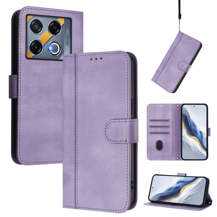Line Splicing Buckle Retro Leather Phone Case, For Infinix Hot 50 5G, For Infinix Zero 40 4G / 5G, For Infinix Note 40X 5G, For Infinix Note 40 5G, For Infinix GT 20 Pro 5G, For Infinix Note 40 Pro 4G / 5G / 40 Pro+ 5G, For Infinix Note 40 4G          ...