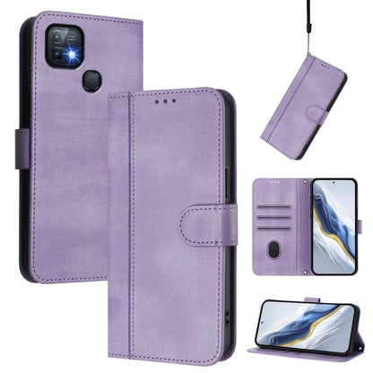 Line Splicing Buckle Retro Leather Phone Case, For Infinix Hot 20 Play, For Infinix Hot 20 4G, For Infinix Zero 20, For Infinix Note 12 4G / Note 12 Pro 4G, For Infinix Note 12 Pro 5G, For Infinix Hot 12 Play, For Infinix Smart 6 / 6 HD                ...