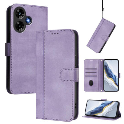 Line Splicing Buckle Retro Leather Phone Case, For Infinix Hot 30 Play 4G / Hot 30 Play NFC, For Infinix Smart 7 Plus / 7 HD / 7 India, For Infinix Note 30 4G / 5G, For Infinix Note 30 Pro 4G, For Infinix Note 30 VIP, For Infinix Hot 30i               ...