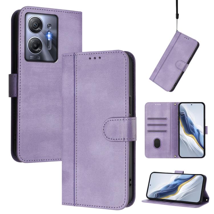 Line Splicing Buckle Retro Leather Phone Case, For Infinix Hot 50 5G, For Infinix Zero 40 4G / 5G, For Infinix Note 40X 5G, For Infinix Note 40 5G, For Infinix GT 20 Pro 5G, For Infinix Note 40 Pro 4G / 5G / 40 Pro+ 5G, For Infinix Note 40 4G          ...