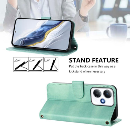 Line Splicing Buckle Retro Leather Phone Case, For Infinix Hot 30 Play 4G / Hot 30 Play NFC, For Infinix Smart 7 Plus / 7 HD / 7 India, For Infinix Note 30 4G / 5G, For Infinix Note 30 Pro 4G, For Infinix Note 30 VIP, For Infinix Hot 30i               ...