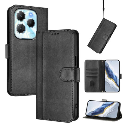 Line Splicing Buckle Retro Leather Phone Case, For Infinix Hot 50 5G, For Infinix Zero 40 4G / 5G, For Infinix Note 40X 5G, For Infinix Note 40 5G, For Infinix GT 20 Pro 5G, For Infinix Note 40 Pro 4G / 5G / 40 Pro+ 5G, For Infinix Note 40 4G          ...