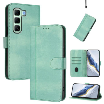 Line Splicing Buckle Retro Leather Phone Case, For Infinix Hot 50 5G, For Infinix Zero 40 4G / 5G, For Infinix Note 40X 5G, For Infinix Note 40 5G, For Infinix GT 20 Pro 5G, For Infinix Note 40 Pro 4G / 5G / 40 Pro+ 5G, For Infinix Note 40 4G          ...