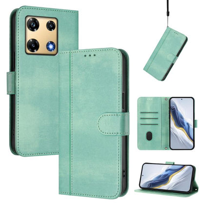 Line Splicing Buckle Retro Leather Phone Case, For Infinix Hot 30 Play 4G / Hot 30 Play NFC, For Infinix Smart 7 Plus / 7 HD / 7 India, For Infinix Note 30 4G / 5G, For Infinix Note 30 Pro 4G, For Infinix Note 30 VIP, For Infinix Hot 30i               ...