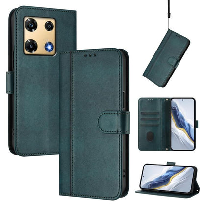 Line Splicing Buckle Retro Leather Phone Case, For Infinix Hot 30 Play 4G / Hot 30 Play NFC, For Infinix Smart 7 Plus / 7 HD / 7 India, For Infinix Note 30 4G / 5G, For Infinix Note 30 Pro 4G, For Infinix Note 30 VIP, For Infinix Hot 30i               ...