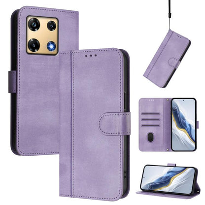 Line Splicing Buckle Retro Leather Phone Case, For Infinix Hot 30 Play 4G / Hot 30 Play NFC, For Infinix Smart 7 Plus / 7 HD / 7 India, For Infinix Note 30 4G / 5G, For Infinix Note 30 Pro 4G, For Infinix Note 30 VIP, For Infinix Hot 30i               ...
