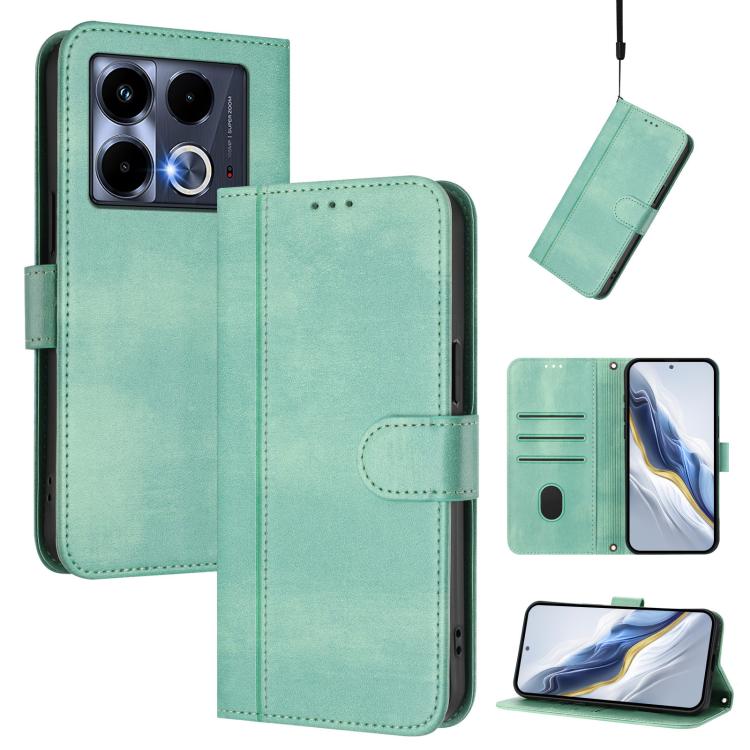 Line Splicing Buckle Retro Leather Phone Case, For Infinix Hot 50 5G, For Infinix Zero 40 4G / 5G, For Infinix Note 40X 5G, For Infinix Note 40 5G, For Infinix GT 20 Pro 5G, For Infinix Note 40 Pro 4G / 5G / 40 Pro+ 5G, For Infinix Note 40 4G          ...
