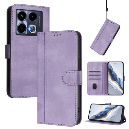 Line Splicing Buckle Retro Leather Phone Case, For Infinix Hot 50 5G, For Infinix Zero 40 4G / 5G, For Infinix Note 40X 5G, For Infinix Note 40 5G, For Infinix GT 20 Pro 5G, For Infinix Note 40 Pro 4G / 5G / 40 Pro+ 5G, For Infinix Note 40 4G          ...